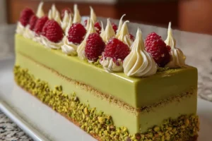 Pistachio Mousse Cake