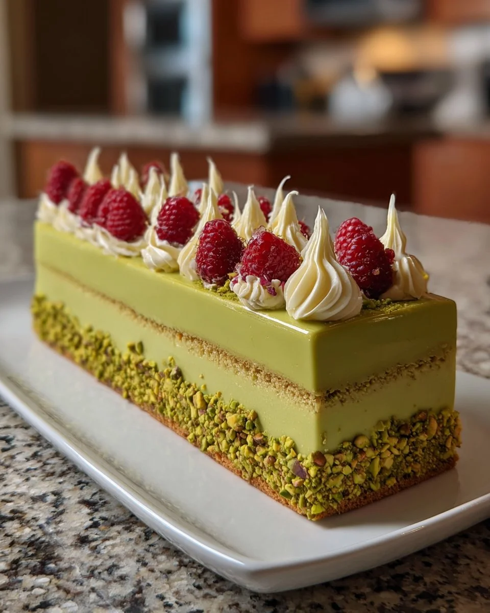 Pistachio Mousse Cake