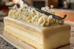 Vanilla Bean Mousse Cake