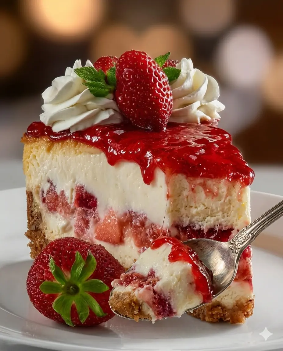 Strawberries & Cream Dream Layer Cake