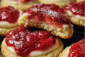 Strawberry Cheesecake Cookies