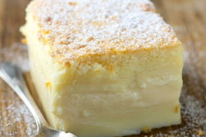 Vanilla Magic Custard Cake