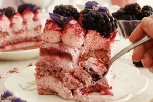 Vegan Blackberry Tiramisu