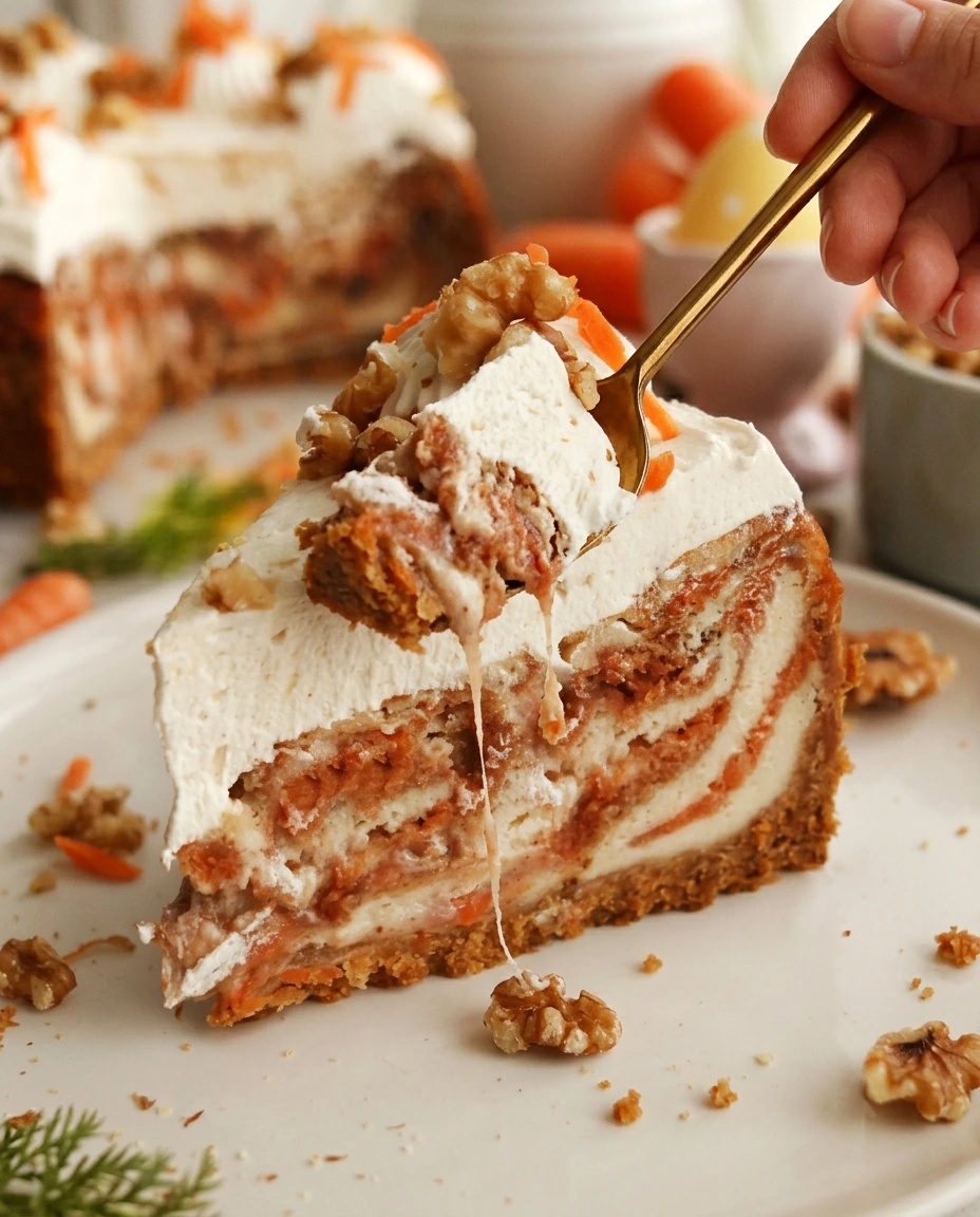 Vegan Carrot Cake Cheesecake