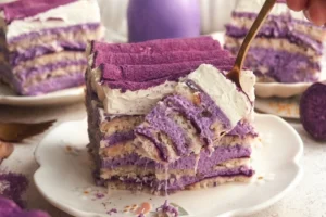 Vegan Ube Tiramisu