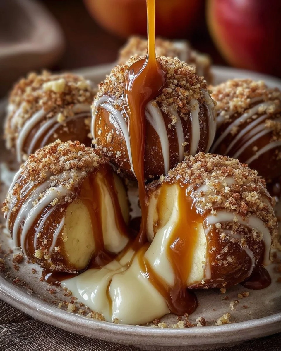Apple Caramel Bombs