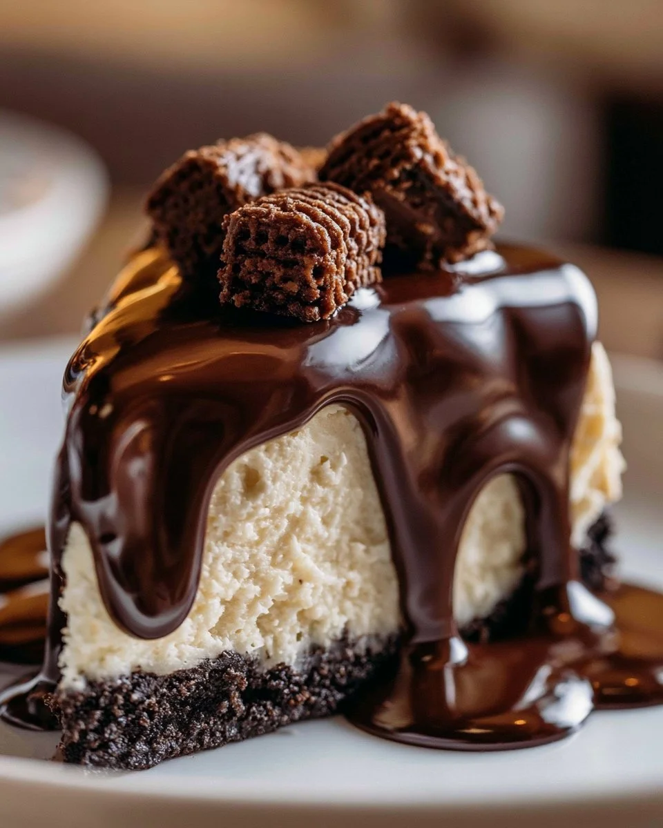 Boston Chocolate Cream Pie Cheesecake