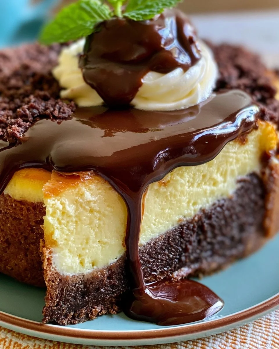 Boston Cream Pie Cheesecake
