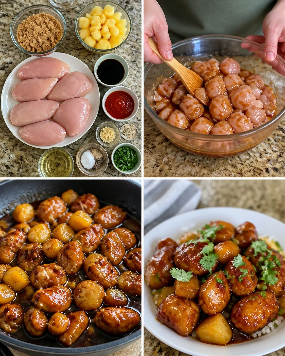 Brown Sugar Pineapple Chicken