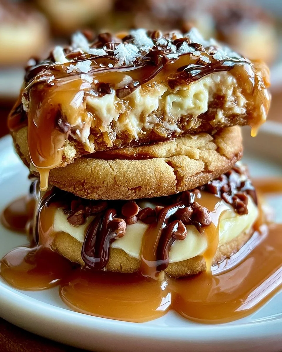 Caramel Cheesecake Cookies