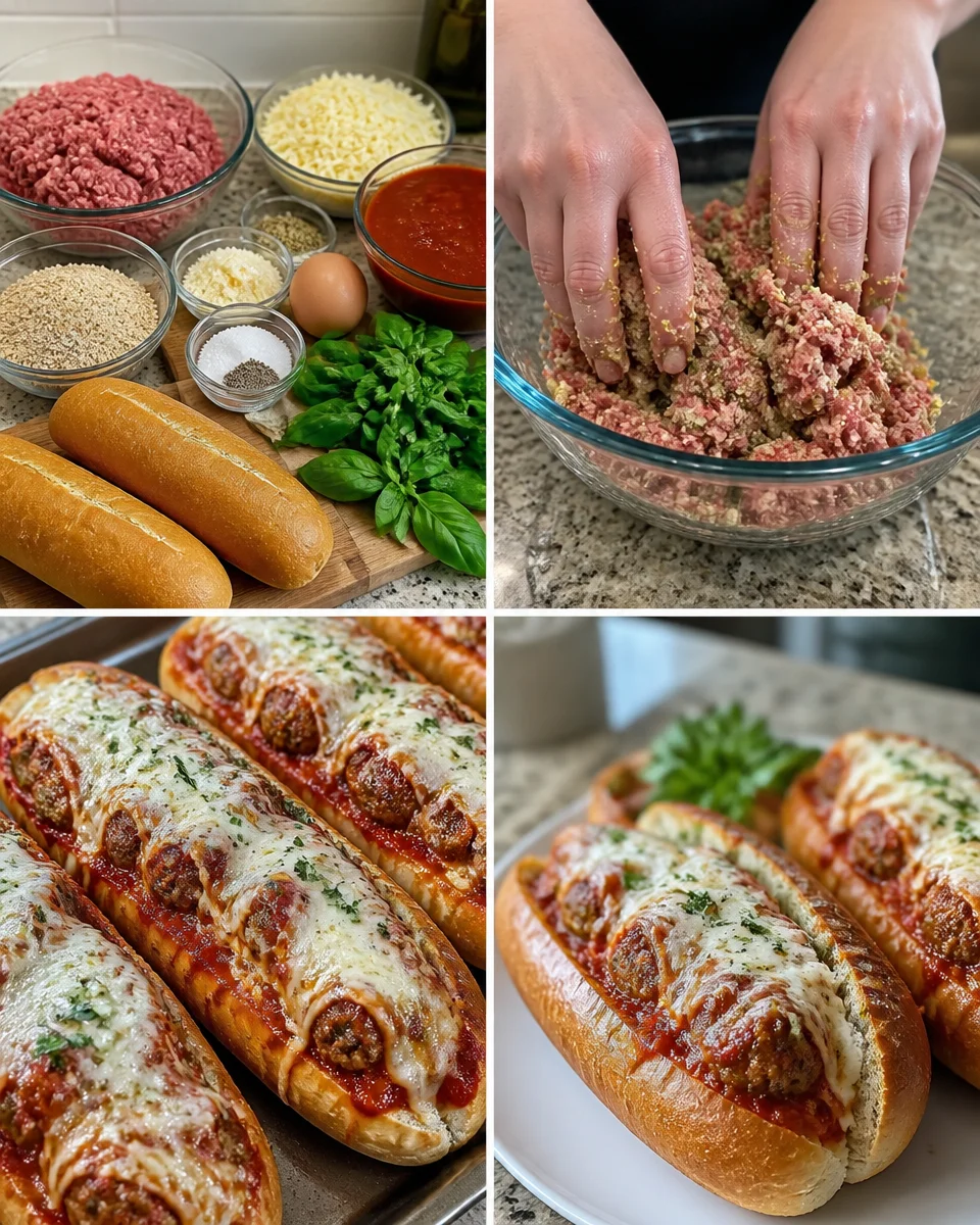 Cheesy Meatball Subs