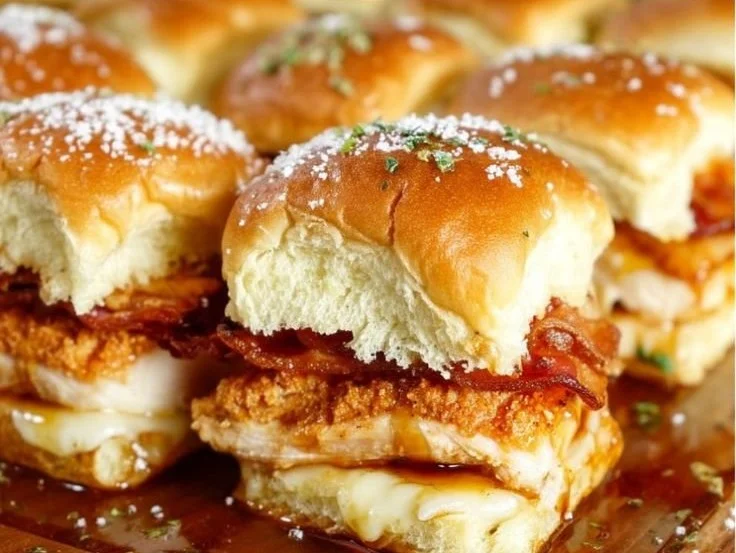 Chicken Bacon Ranch Sliders