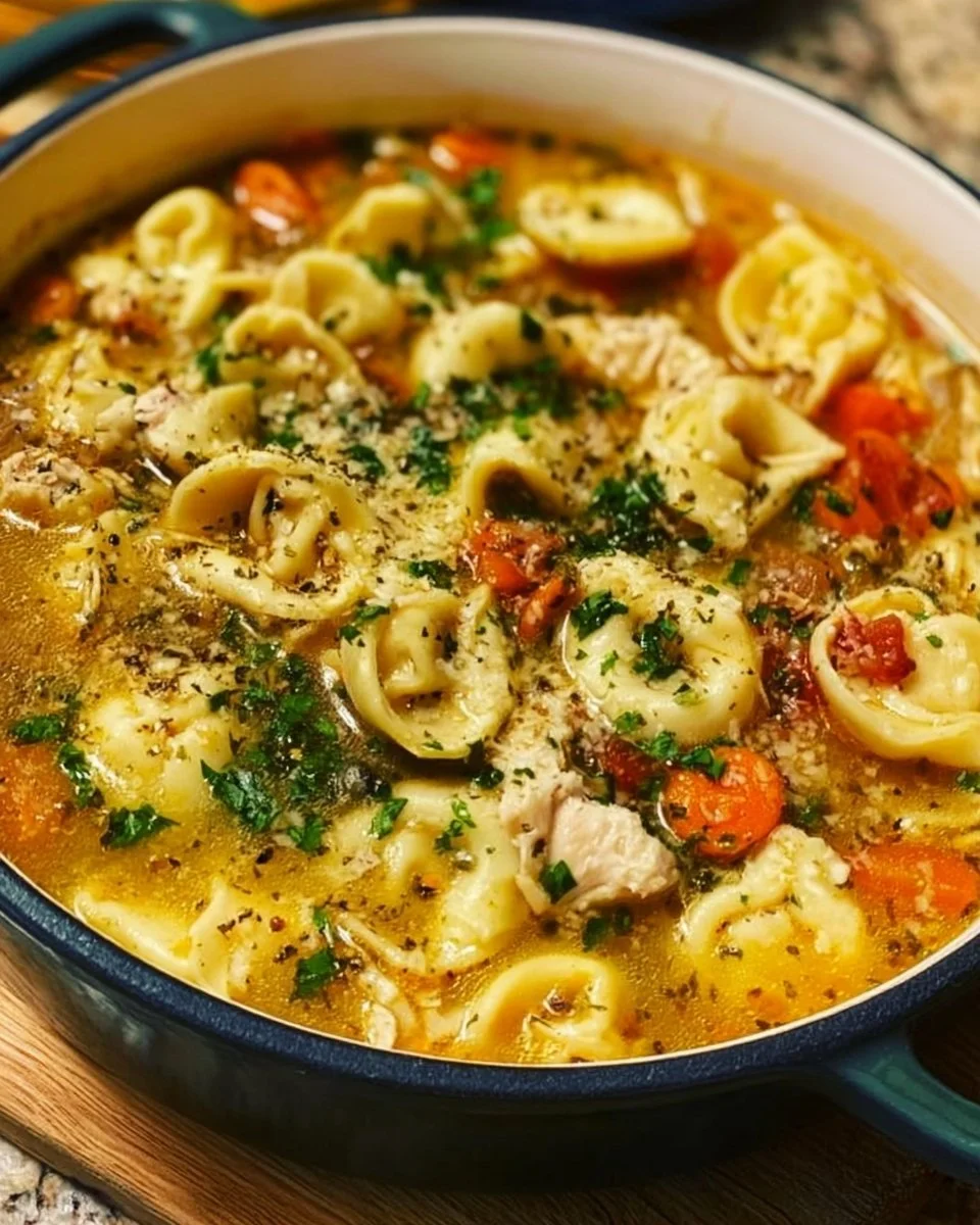 Chicken Tortellini Soup