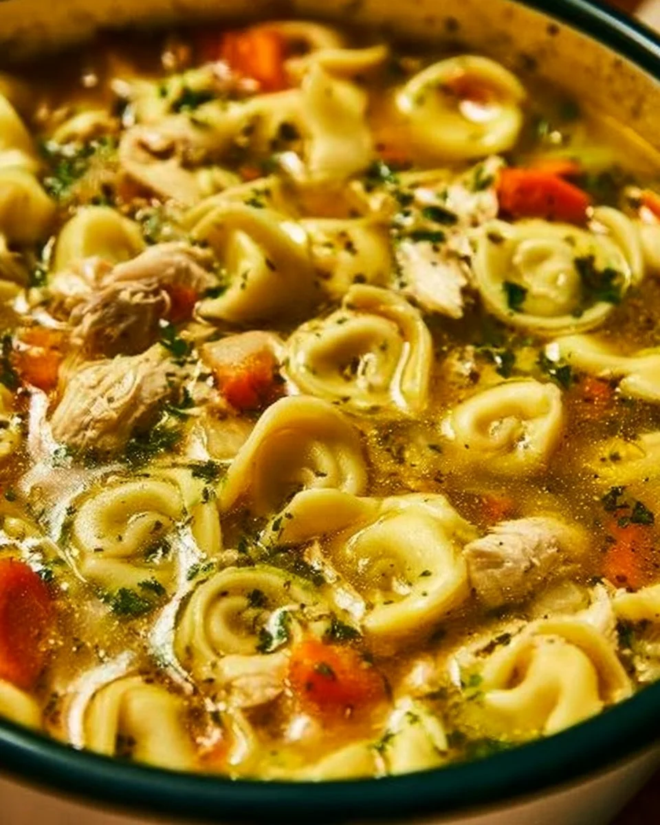 Chicken Tortellini Soup