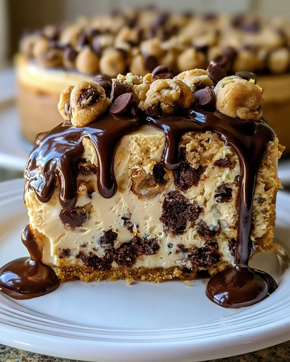 Chocolate Chip Cookie Dough Cheesecake