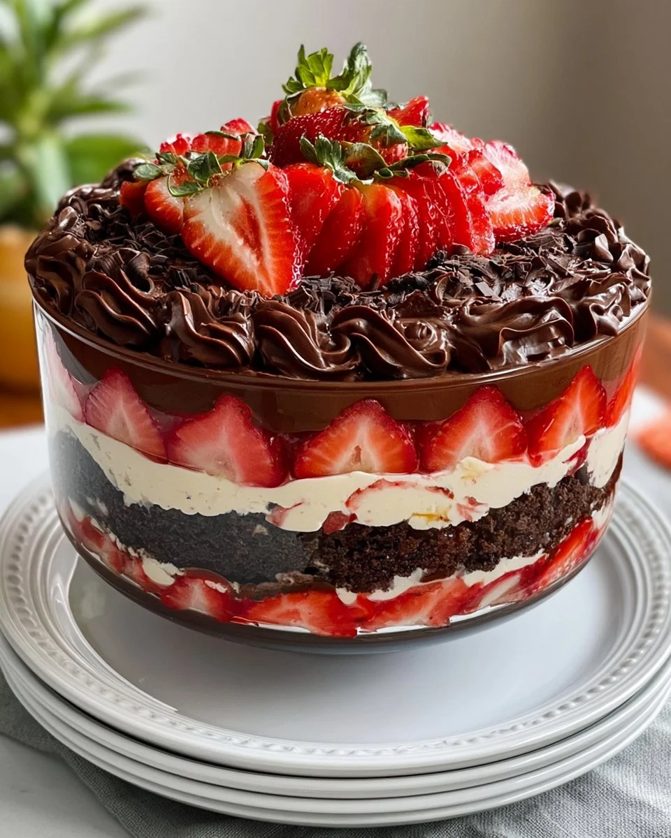 Chocolate Strawberry Trifle Dream