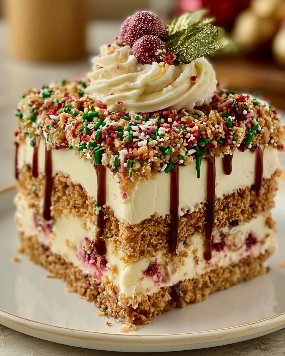 Christmas Crunch Cake