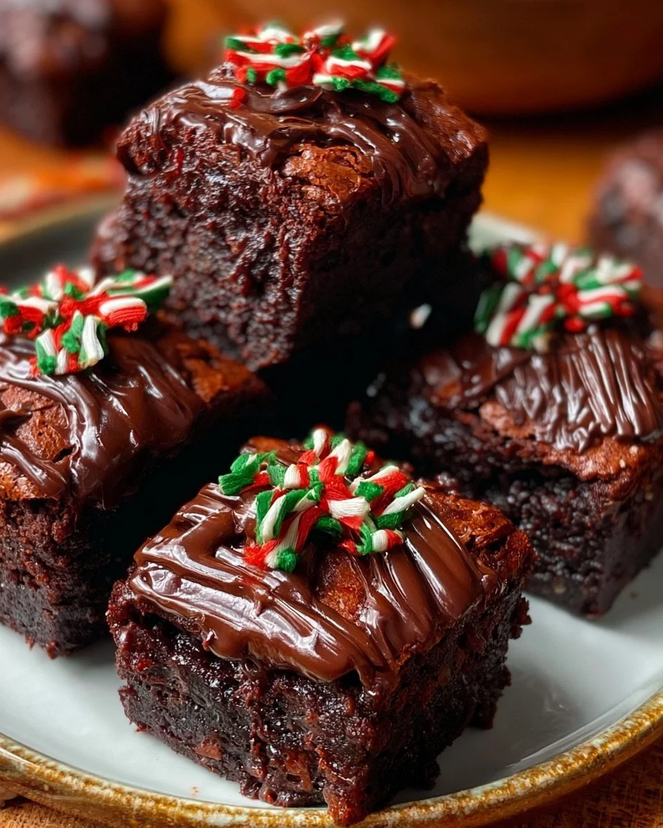 Christmas Present Brownies