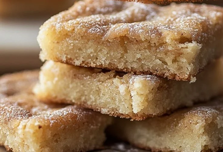Cinnamon Sugar Blondies