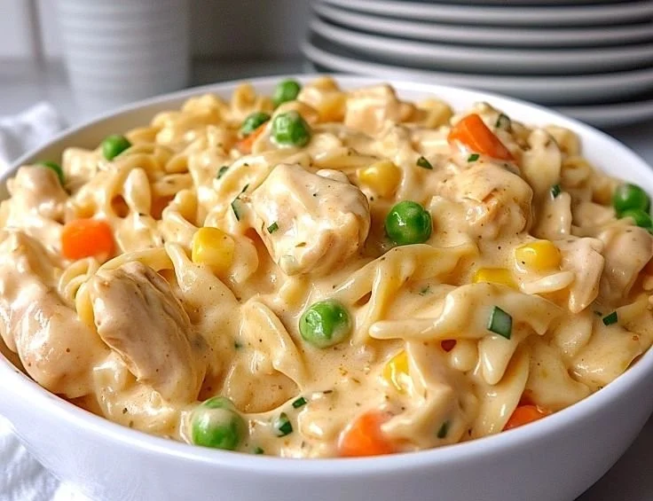 Classic Chicken Pot Pie Pasta