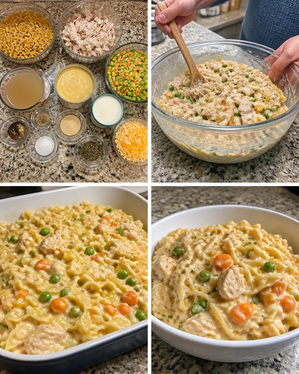 Classic Chicken Pot Pie Pasta