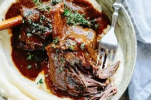 Comforting winter dish featuring hearty ingredients for cold days.