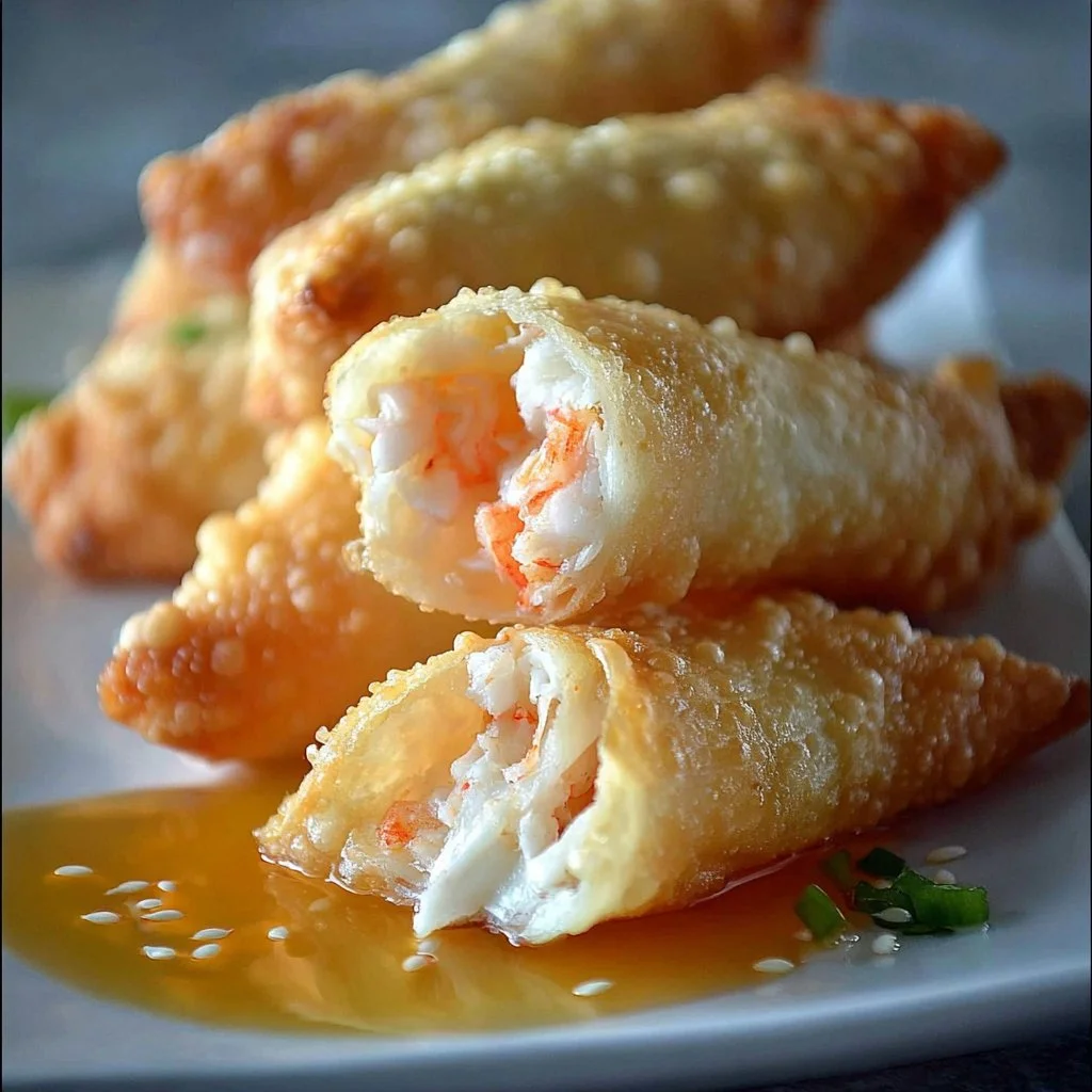 Crab Rangoon Egg Rolls