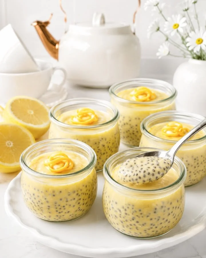 Creamy Lemon Chia Seed Pudding
