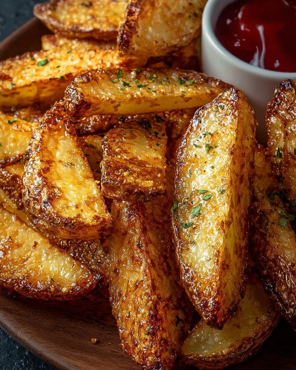 Crispy Potato Wedges