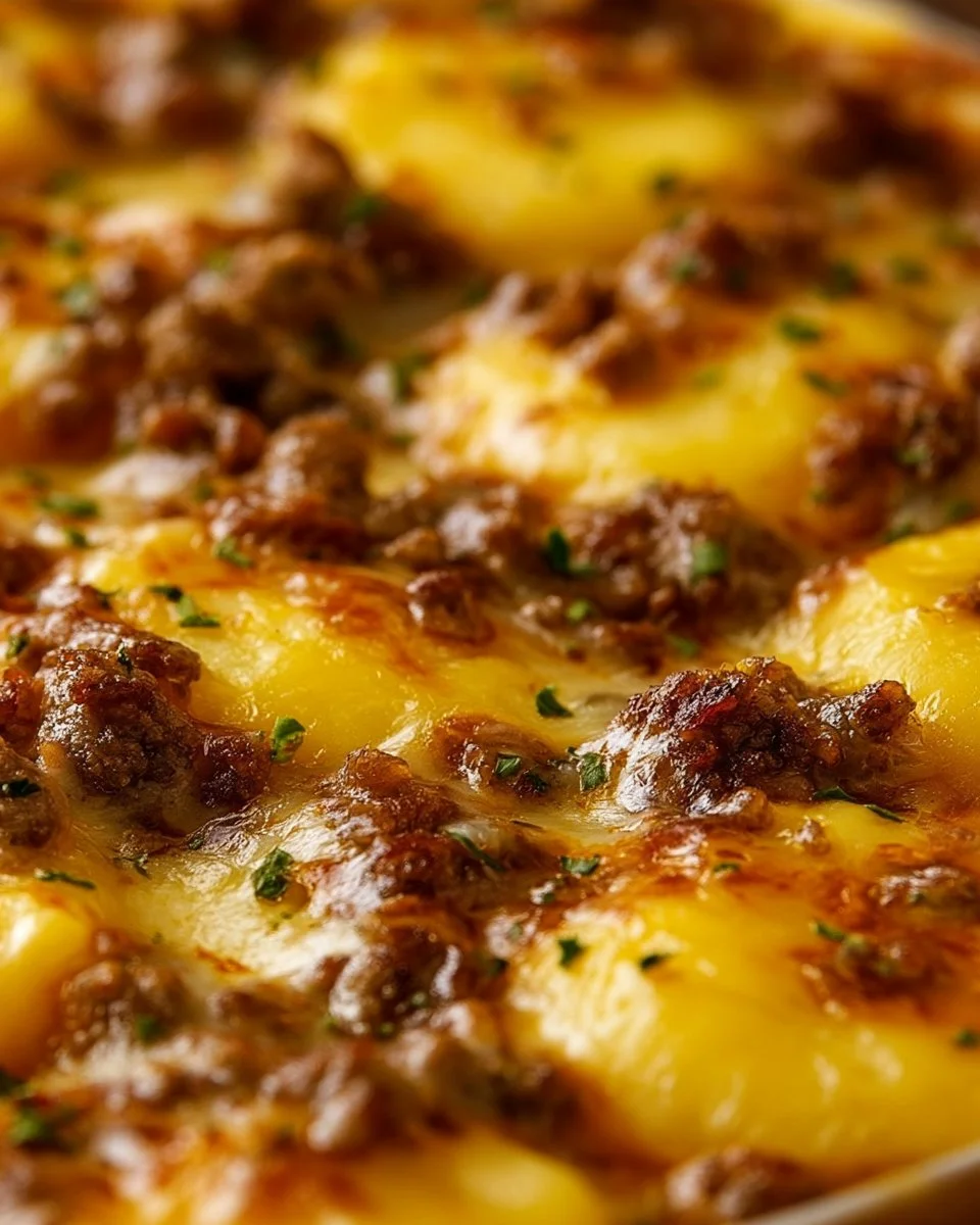 Crockpot Hamburger Potato Casserole