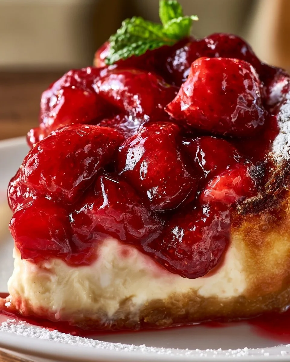 Donna Wood Strawberry Cheesecake Dump Cake