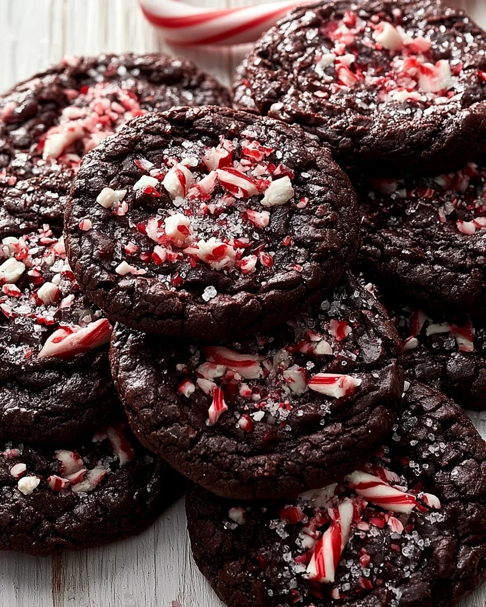 Double Chocolate Peppermint Cookies