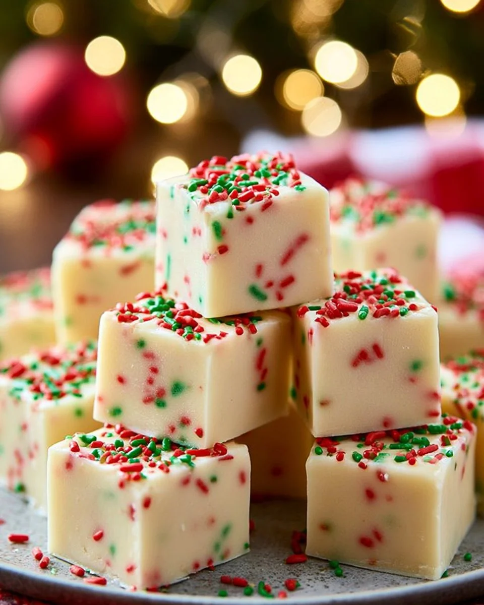 Easy Christmas Sugar Cookie Fudge