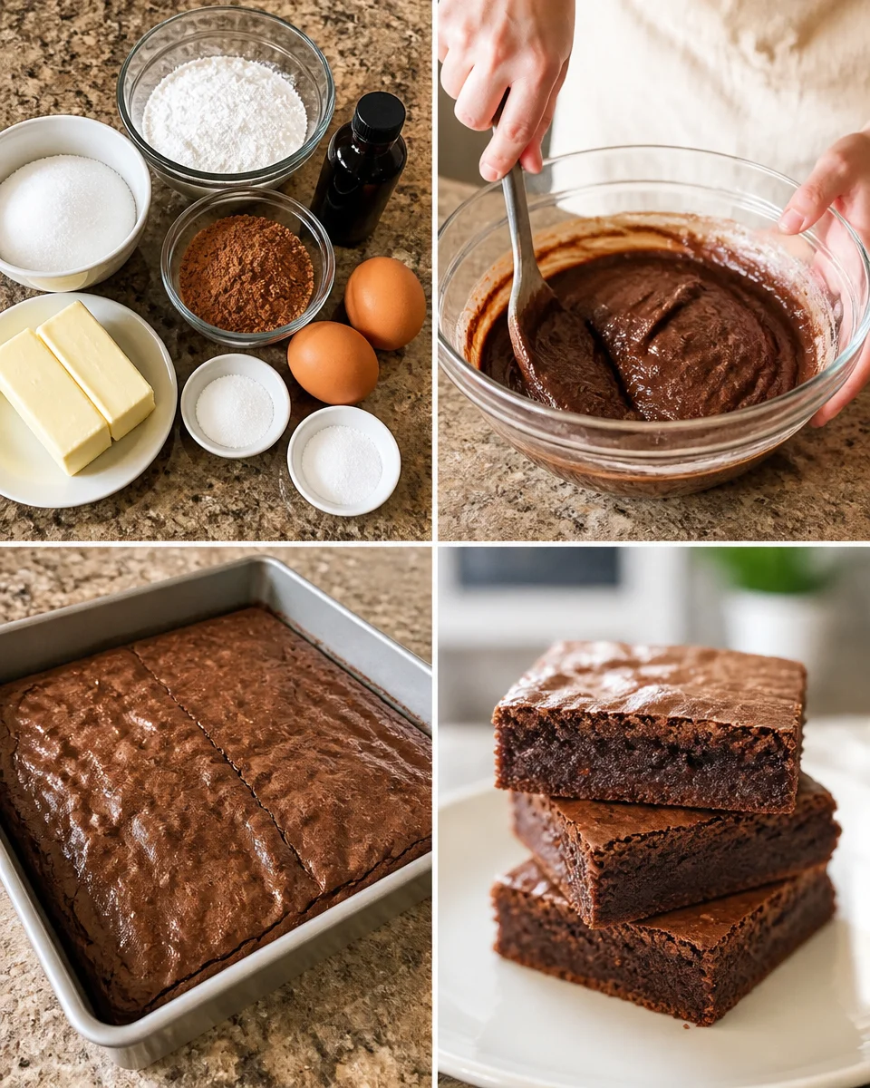 Easy Homemade Brownies