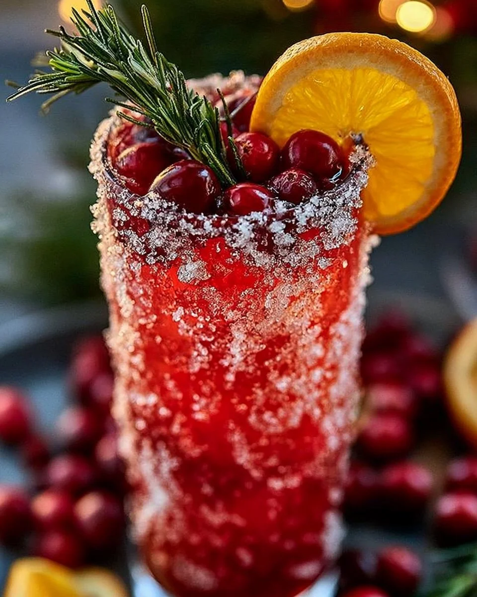 Festive Prosecco Cocktail