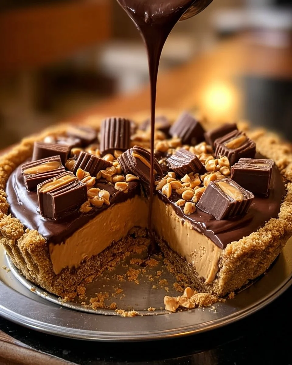 Giant Reese's Peanut Butter Pie