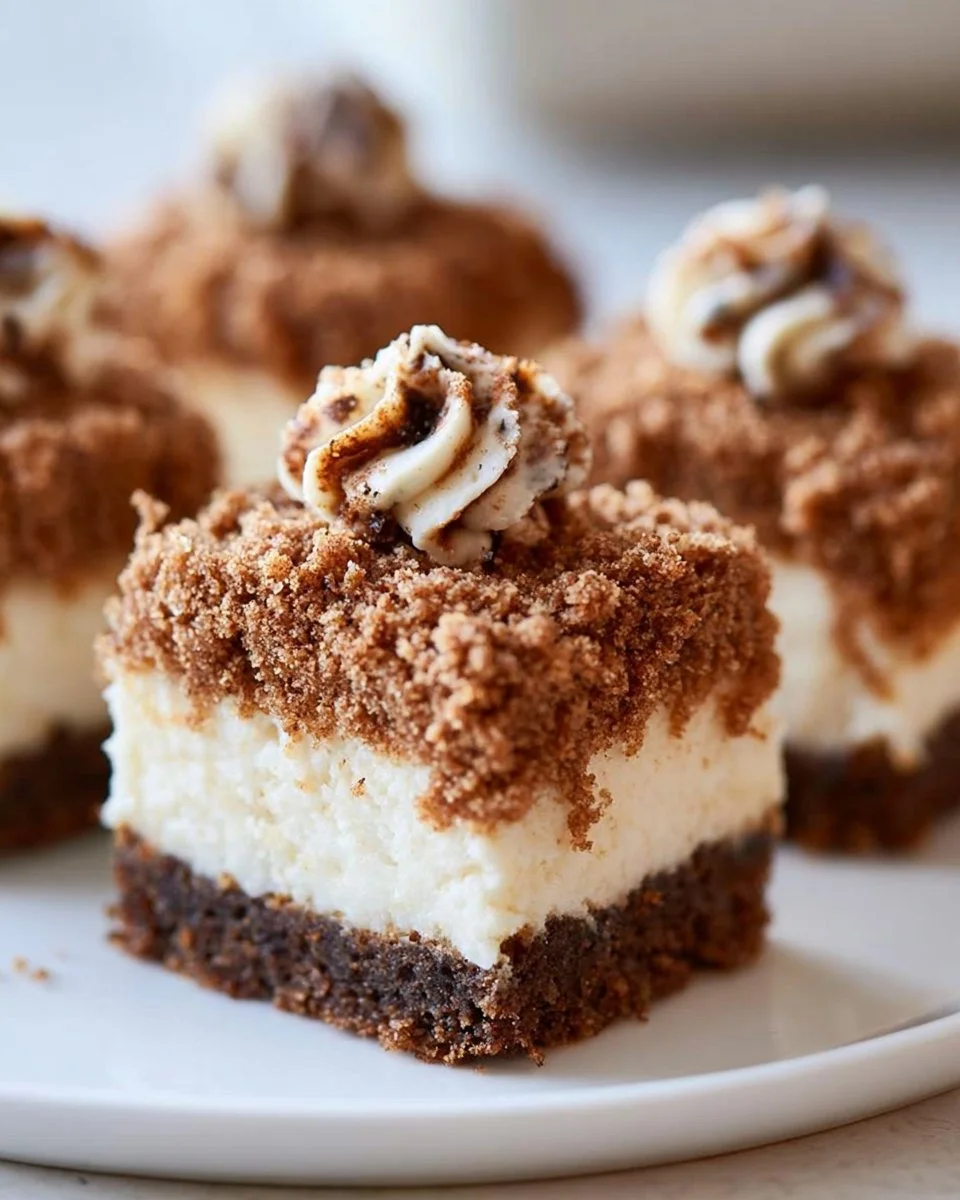 Gingerbread Cookie Cheesecake Bars