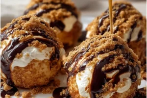 Fried S’mores Bombs