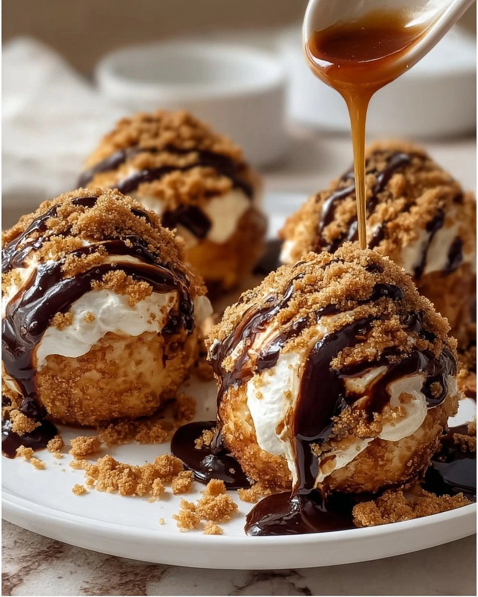 Fried S’mores Bombs