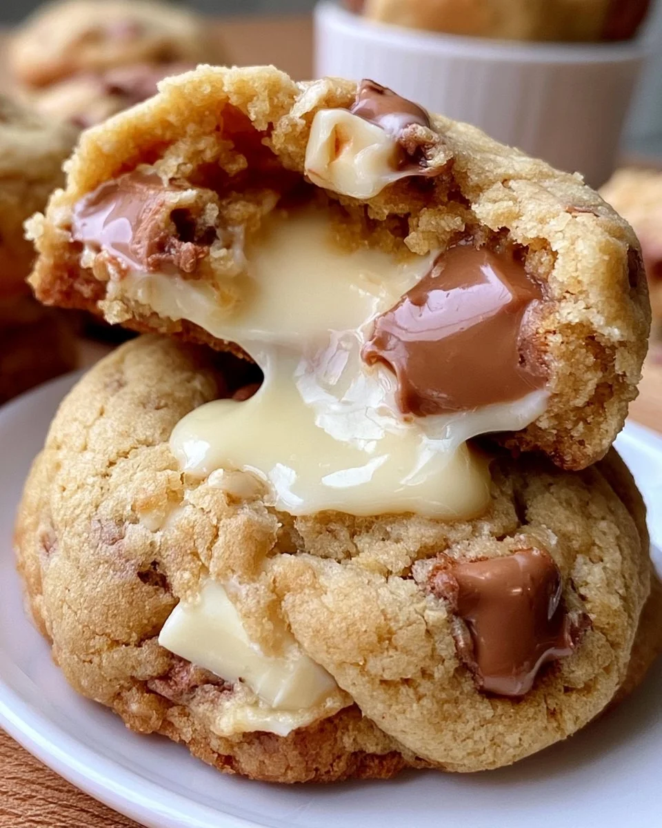 Gooey White Chocolate Center Cookie