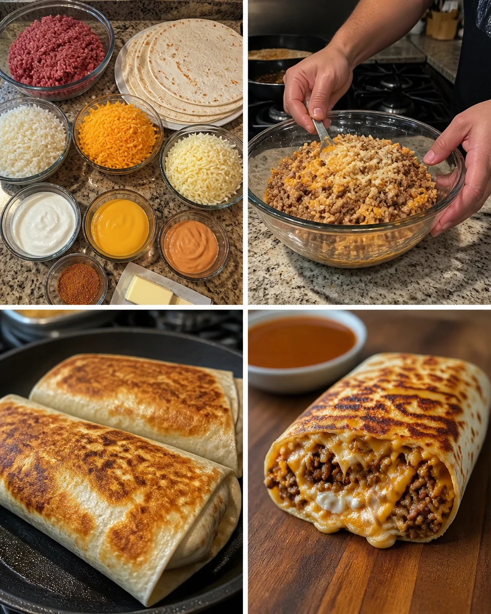 Grilled Cheese Burrito