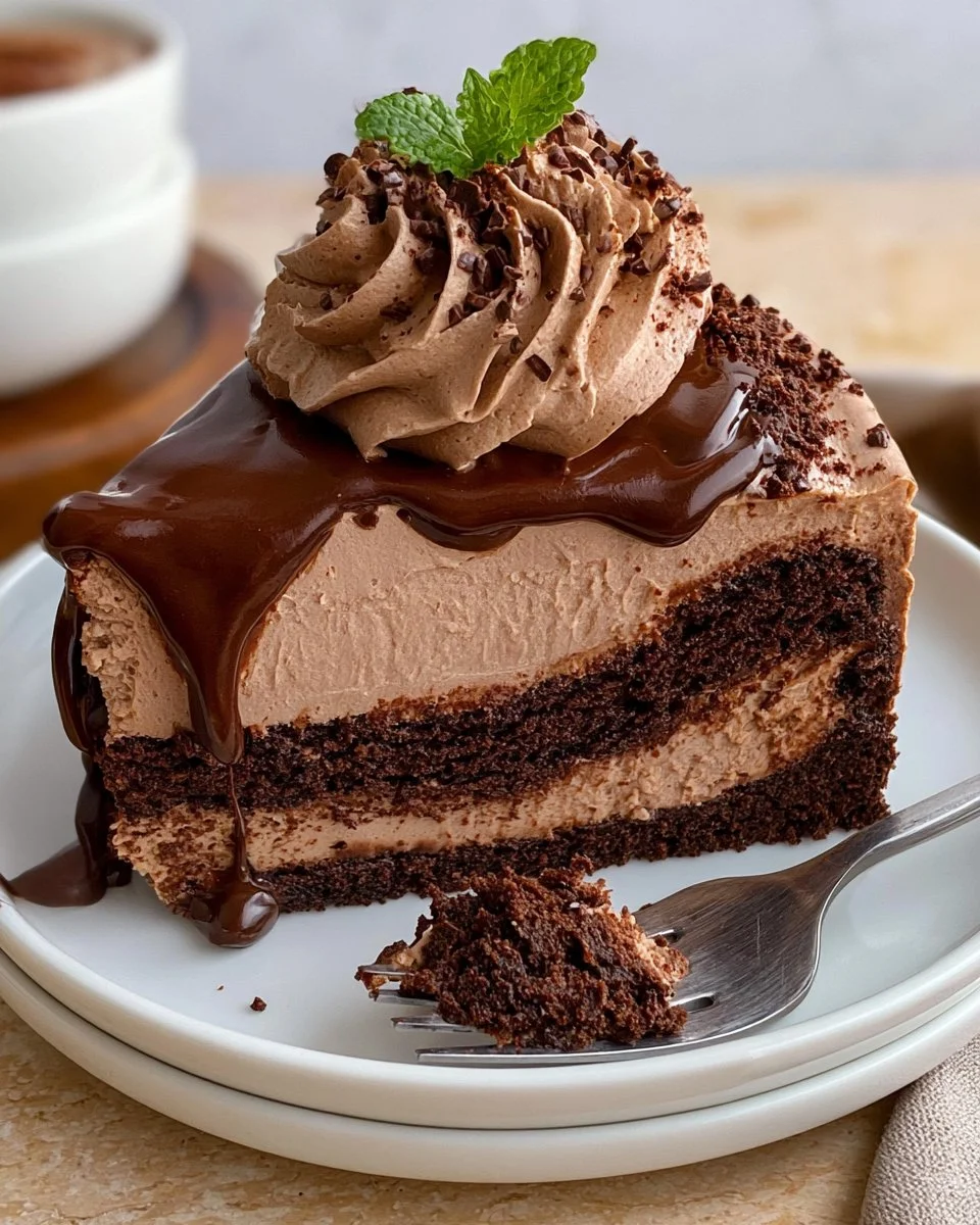 Hershey's Chocolate Cheesecake Cake