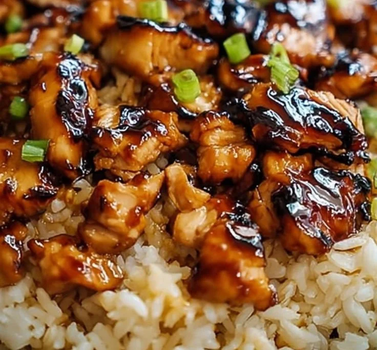 Honey BBQ Chicken Rice