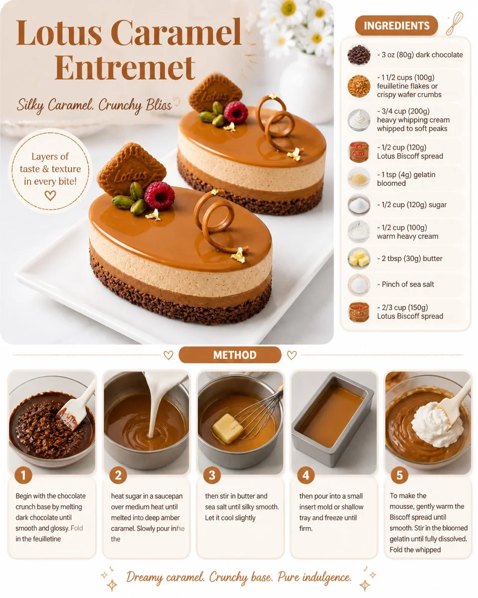 Lotus Caramel Dessert