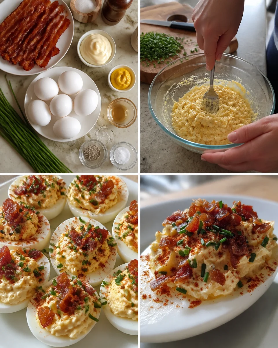 Million Dollar Bacon Deviled Eggs