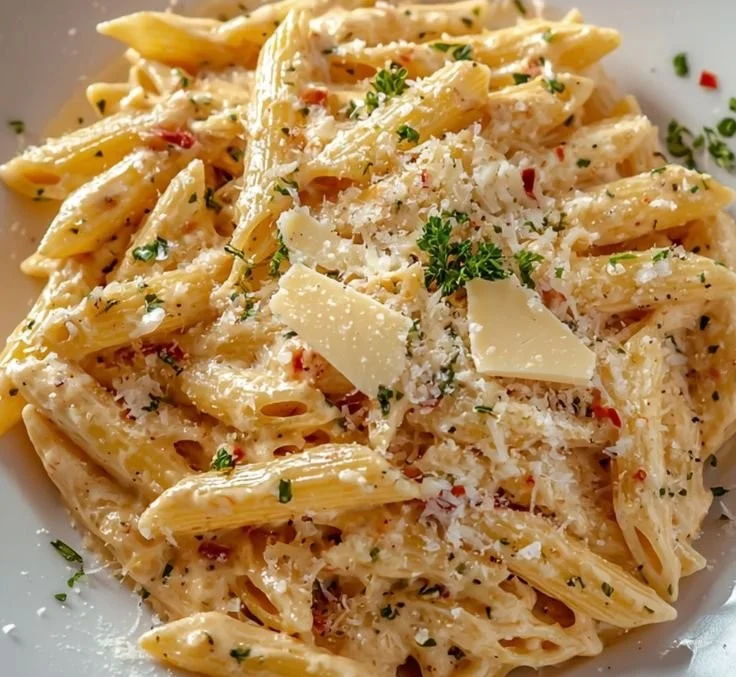 One Pot Creamy Garlic Pasta
