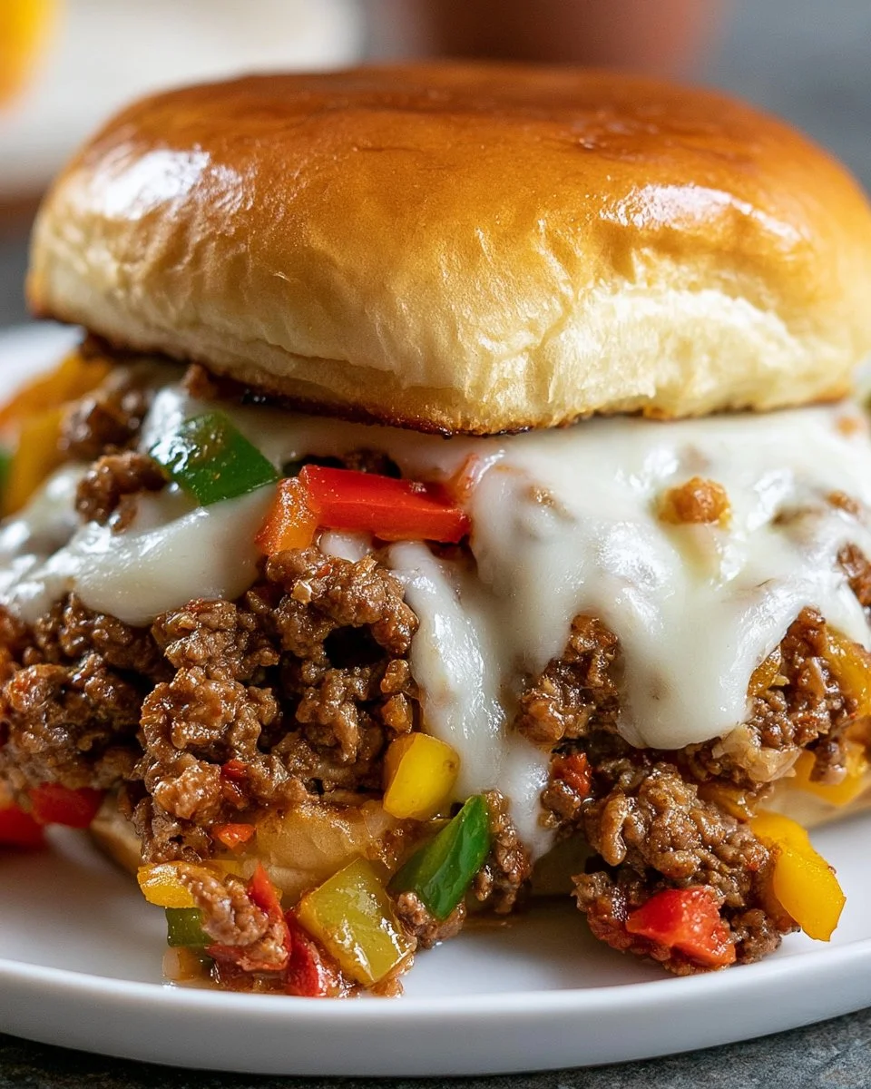 Philly Cheesesteak Sloppy Joe
