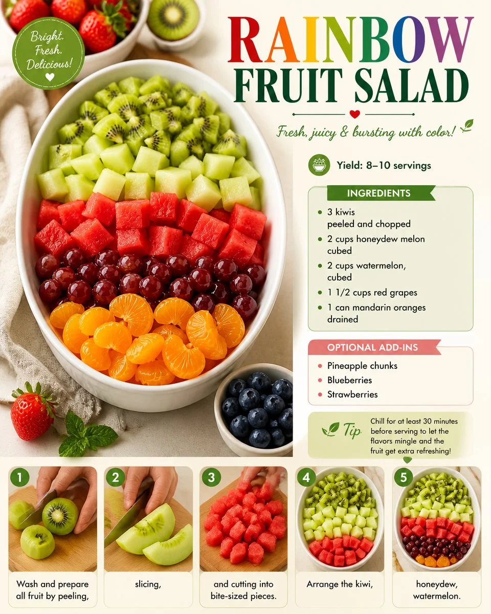 Rainbow Fruit Salad