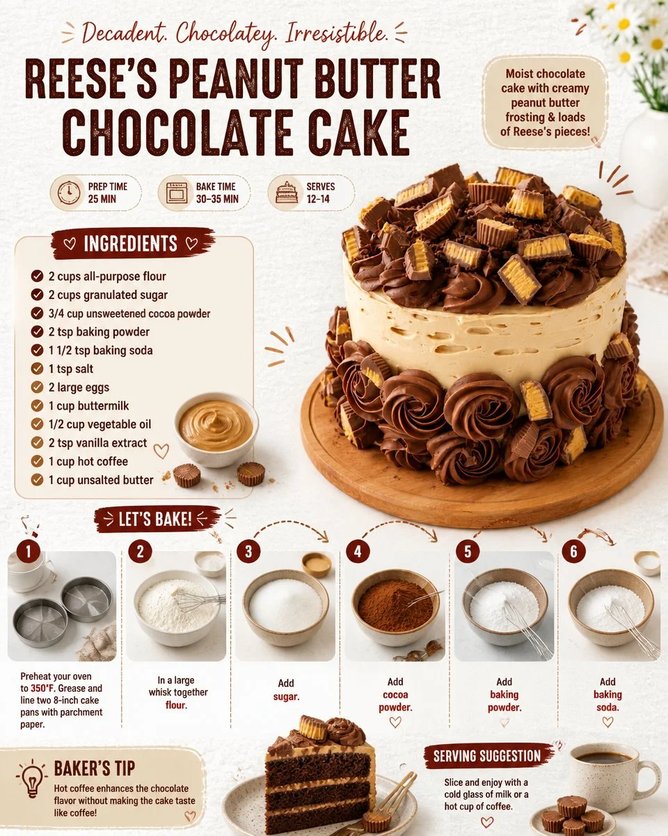 Reese's Peanut Butter Chocolate Cake