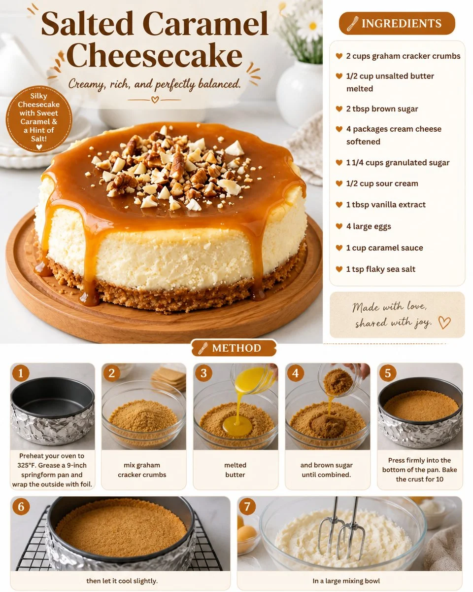 Salted Caramel Cheesecake